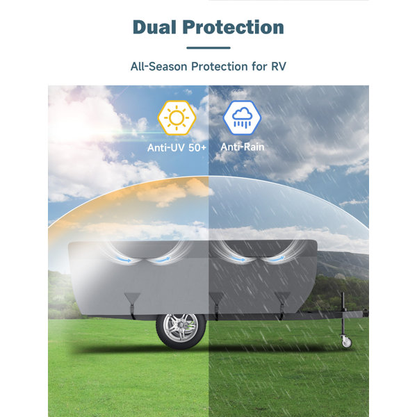 NARELECT Naralect Pop Up Folding Camper Cover, 2023 Upgraded 7 Layers